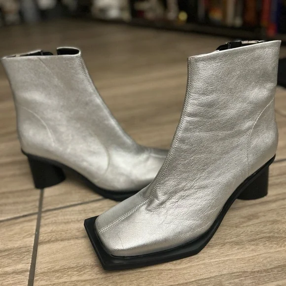 ASOS silver men’s boots size 13 - Picture 4 of 6